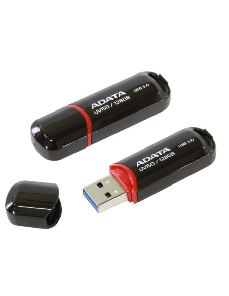MEMORY DRIVE FLASH USB3 128GB/BLACK AUV150-128G-RBK ADATA