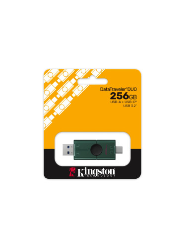 MEMORY DRIVE FLASH USB-A/USB-C/256G DUO DTDEG2/256GB KINGSTON