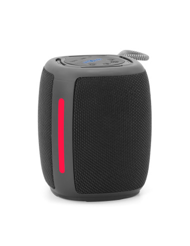Portable Speaker, GEMBIRD, Black, Portable/Wireless, 1xUSB-C, Bluetooth, SPK-BT-LED-03-BK
