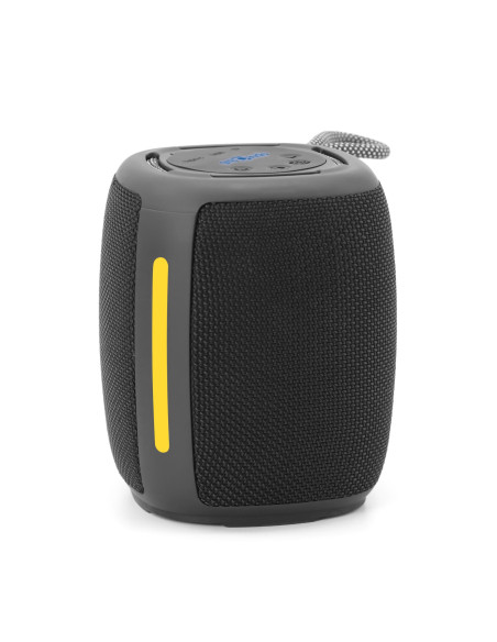 Portable Speaker, GEMBIRD, Black, Portable/Wireless, 1xUSB-C, Bluetooth, SPK-BT-LED-03-BK