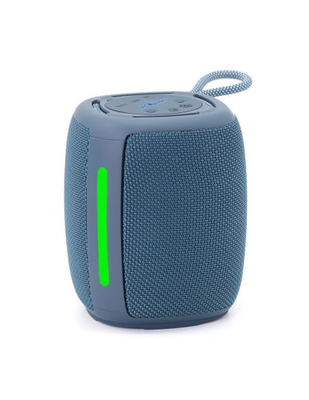 Portable Speaker, GEMBIRD, Black, Portable/Wireless, 1xUSB-C, Bluetooth, SPK-BT-LED-03-BK