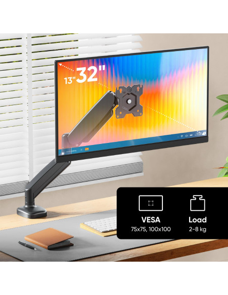 MONITOR ACC DESK MOUNT/13-32" BLACK G50-B ONKRON