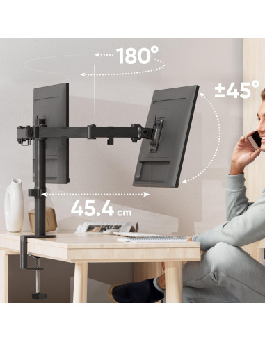 MONITOR ACC DESK MOUNT/13-32" BLACK D221E-B ONKRON