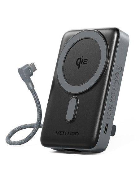 POWER BANK WRL 10000MAH 35W/GREY FKHH0 VENTION