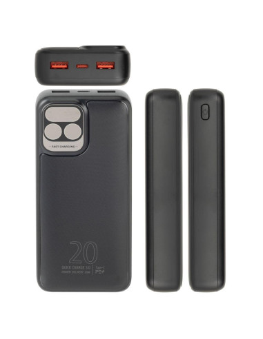 POWER BANK USB 20000MAH/VA2521 RIVACASE