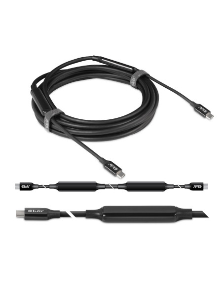 CABLE USB-C TO USB-C 5M/M/M CAC-1535 CLUB3D