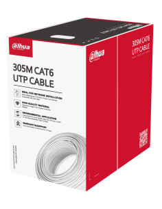 CABLE CAT6 UTP 305M WHITE/PFM920I-6UN-C DAHUA