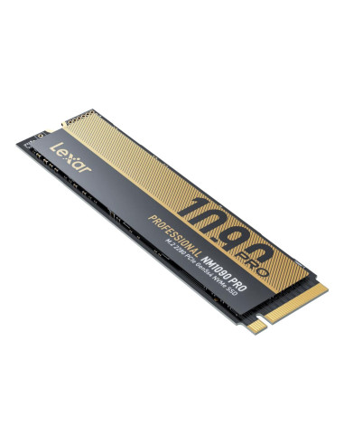 SSD, LEXAR, NM1090 Pro, 1TB, M.2, NVMe, 3D TLC, Write speed 10000 MBytes/sec, Read speed 14000 MBytes/sec, 3.8mm, TBW 700 TB, M