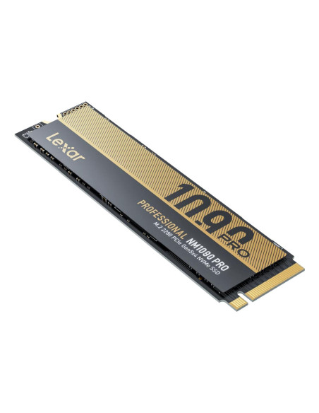 SSD, LEXAR, NM1090 Pro, 1TB, M.2, NVMe, 3D TLC, Write speed 10000 MBytes/sec, Read speed 14000 MBytes/sec, 3.8mm, TBW 700 TB, M