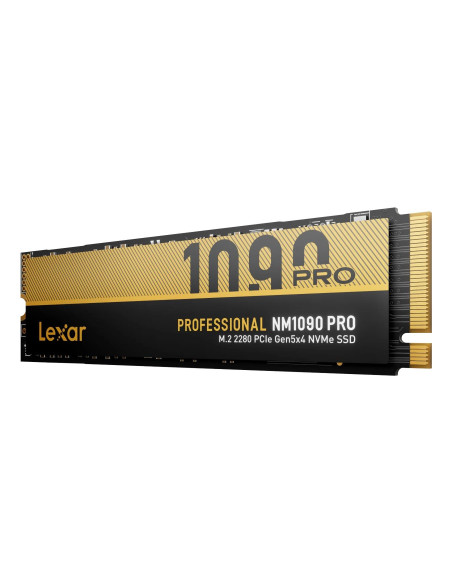 SSD, LEXAR, NM1090 Pro, 1TB, M.2, NVMe, 3D TLC, Write speed 10000 MBytes/sec, Read speed 14000 MBytes/sec, 3.8mm, TBW 700 TB, M