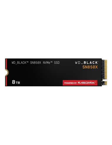 SSD, SANDISK, 4800xTBW rating, Read speed 7200 MB/s, Write speed 6600 MB/s, NVMe Yes, PCI Express 4.0, M.2, 8000 GB, POWERED BY