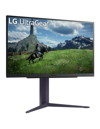 LCD Monitor, LG, 27", Panel IPS, 2560x1440, 16:9, 180Hz, 1 ms, Pivot, Height adjustable, Tilt, Colour Black, 27GS85Q-B