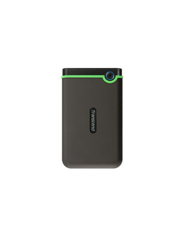 External HDD, TRANSCEND, StoreJet, TS4TSJ25M3S, 4TB, USB 3.1, Colour Iron Grey, TS4TSJ25M3S