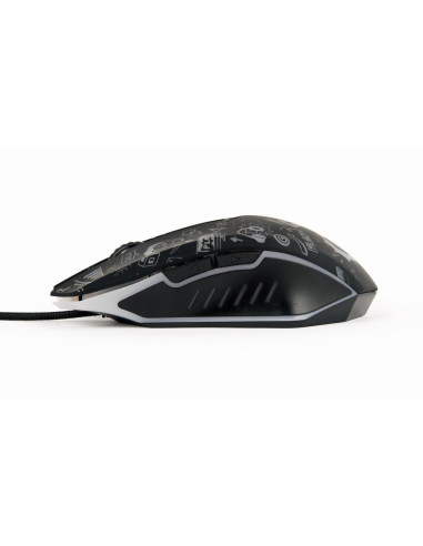 MOUSE USB OPTICAL BLACK/MUS-6B-GRAFIX-01 GEMBIRD