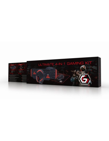 KEYBOARD USB GAMING KIT ENG/ULTIMATE GGS-UMG4-02 GEMBIRD