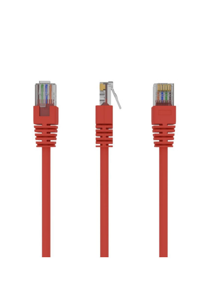 PATCH CABLE CAT5E UTP 0.5M/RED PP12-0.5M/R GEMBIRD