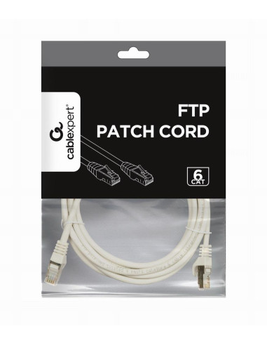 PATCH CABLE CAT6 FTP 3M/GREY PP6-3M GEMBIRD