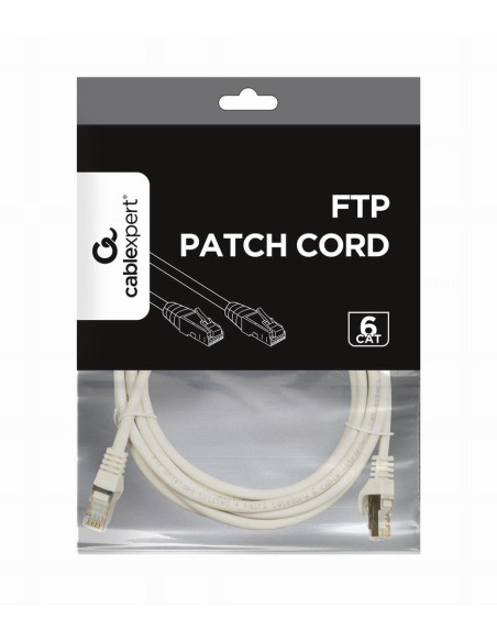 PATCH CABLE CAT6 FTP 3M/GREY PP6-3M GEMBIRD