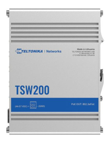 Switch, TELTONIKA, TSW2000000B0, PoE ports 8, 240 Watts, TSW200