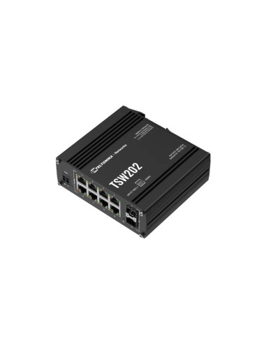 Switch, TELTONIKA, TSW202000000, Type L2, PoE+ ports 8, 240 Watts, TSW202