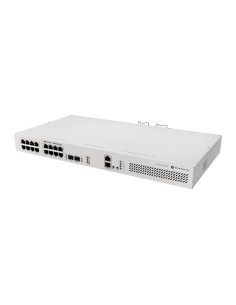 Switch, MIKROTIK, CRS418-8P-8G-2S+RM, Switch layer L2/L3, Rack mounting Yes, Form factor 1U, 16xRJ-45 ports, RJ-45 Ports Type G