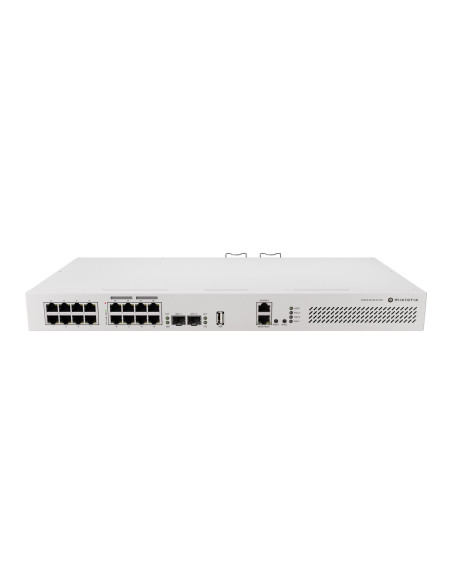 Switch, MIKROTIK, CRS418-8P-8G-2S+RM, Switch layer L2/L3, Rack mounting Yes, Form factor 1U, 16xRJ-45 ports, RJ-45 Ports Type G