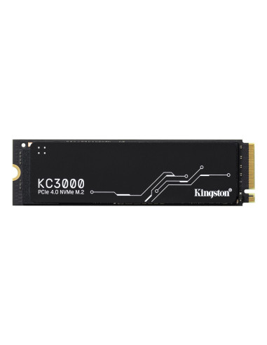 SSD, KINGSTON, KC3000, 2TB, M.2, NVMe, 3D TLC, Write speed 7000 MBytes/sec, Read speed 7000 MBytes/sec, MTBF 1800000 hours, SKC