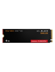 SSD, SANDISK, 2400xTBW rating, NVMe Yes, PCI Express 5.0, M.2, 4000 GB, SN8100, WDS400T1X0M-00CMT0