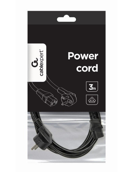 CABLE POWER EU 3M/PC-186-VDE-3M GEMBIRD