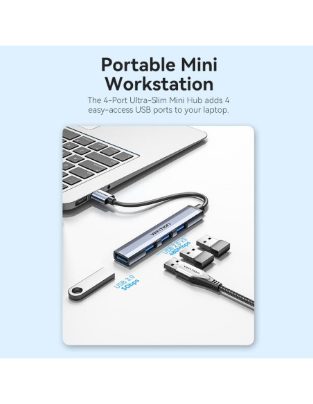 I/O HUB 4-IN-1 USB 3.0 MINI/0.15M CKOHB VENTION