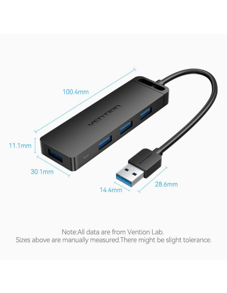 I/O HUB 4-IN-1 USB3.0/0.5M CHLBD VENTION