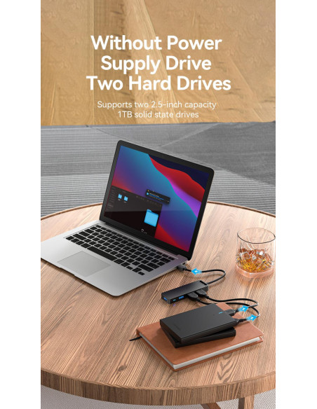 I/O HUB 4-IN-1 USB3.0/0.5M CHLBD VENTION