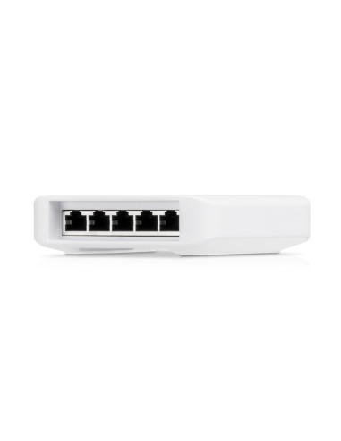 Switch, UBIQUITI, USW-FLEX, 5x10Base-T / 100Base-TX / 1000Base-T, PoE ports 5, 15.4 Watts, USW-FLEX