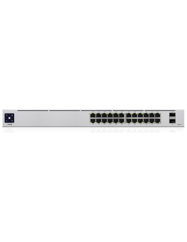Switch, UBIQUITI, USW-24-POE, Type L2, PoE+ ports 16, 95 Watts, USW-24-POE