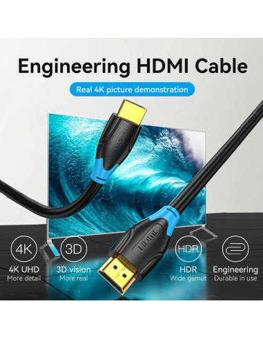 CABLE HDMI 0.75M/AACBE VENTION