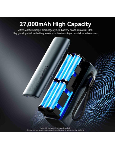 POWER BANK USB 27000MAH 200W/FKGH0 VENTION