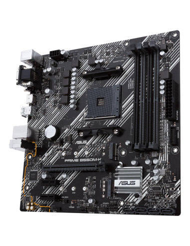 Mainboard, ASUS, AMD B550, SAM4, MicroATX, 2xPCI-Express 3.0 1x, 2xM.2, 1xPCI-Express 4.0 16x, Memory DDR4, Memory slots 4, 1x1