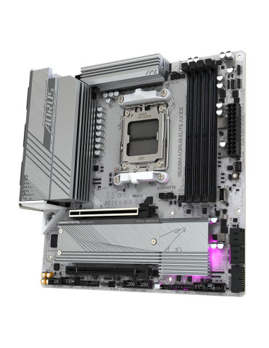 Mainboard, GIGABYTE, AMD B650, SAM5, Micro-ATX, Memory DDR5, Memory slots 4, B650MAELITEAXICE1.1