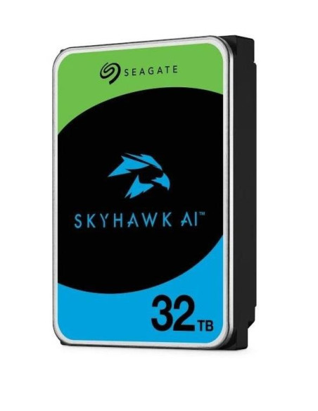 HDD, SEAGATE, SkyHawk AI, 32 TB, Serial ATA, Buffer 512 MB, 7200 RPM, 3.5 ", ST32000VE000