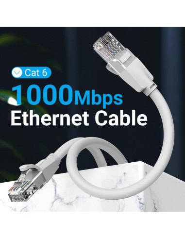 PATCH CABLE CAT.6 UTP/2M GRAY IBEHH VENTION
