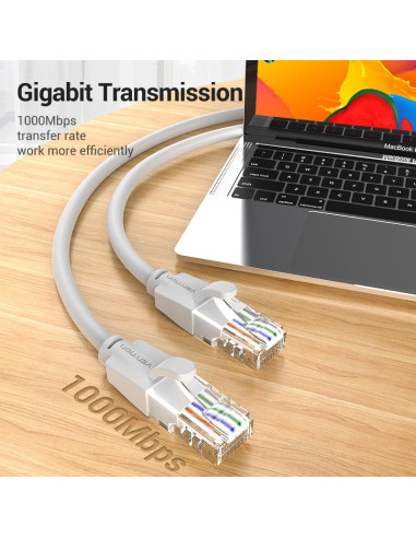 PATCH CABLE CAT.6 UTP/2M GRAY IBEHH VENTION