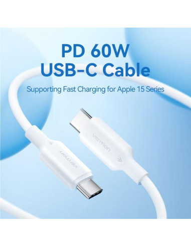 CABLE USB-C TO USB-C/1M BLACK TRCBF VENTION