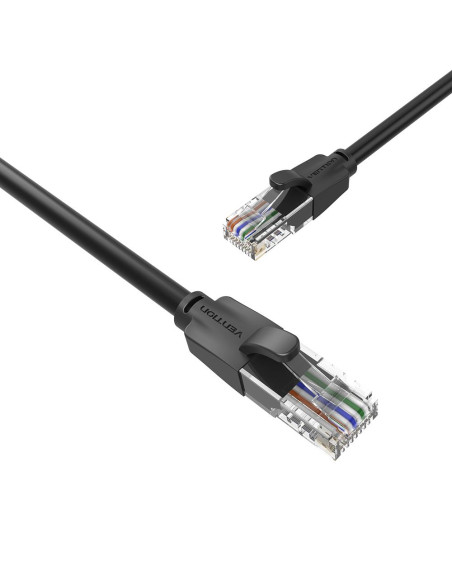 PATCH CABLE CAT.6 UTP/5M BLACK IBEBJ VENTION