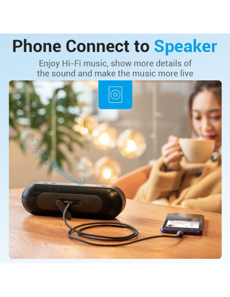 CABLE AUDIO 3.5MM TO USB-C/1M BGKHF VENTION