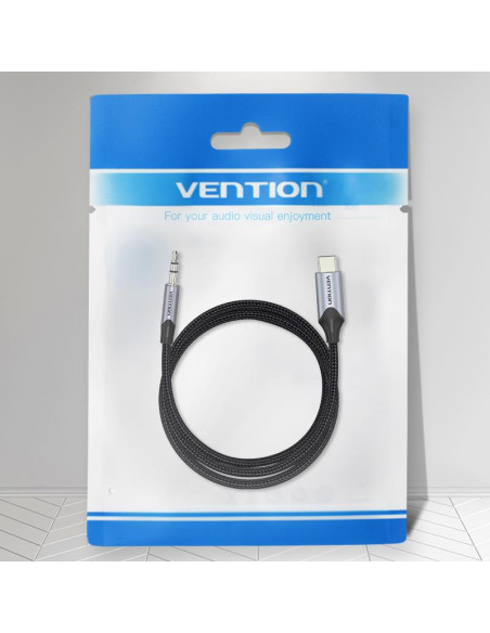 CABLE AUDIO 3.5MM TO USB-C/1M BGKHF VENTION