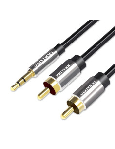 CABLE AUDIO 3.5MM TO 2XRCA/1.5M BCFBG VENTION