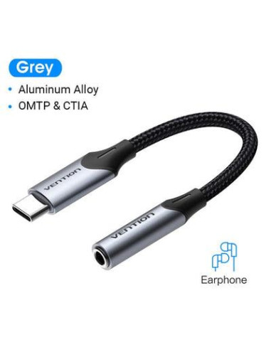 ADAPTER USB-C TO AUDIO 3.5MM/0.1M BGJHA VENTION