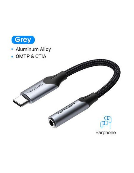 ADAPTER USB-C TO AUDIO 3.5MM/0.1M BGJHA VENTION