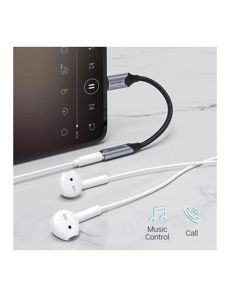ADAPTER USB-C TO AUDIO 3.5MM/0.1M BGJHA VENTION