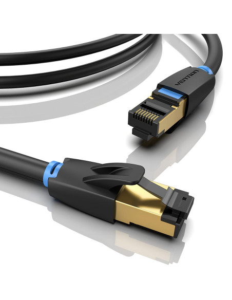 PATCH CABLE CAT.8 SFTP/2M BLACK IKABH VENTION